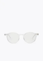 Lunettes de Soleil Glassie Ronde Transparente