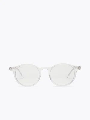 Lunettes de Soleil Glassie Ronde Transparente