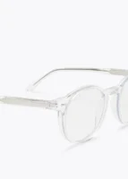 Lunettes de Soleil Glassie Ronde Transparente