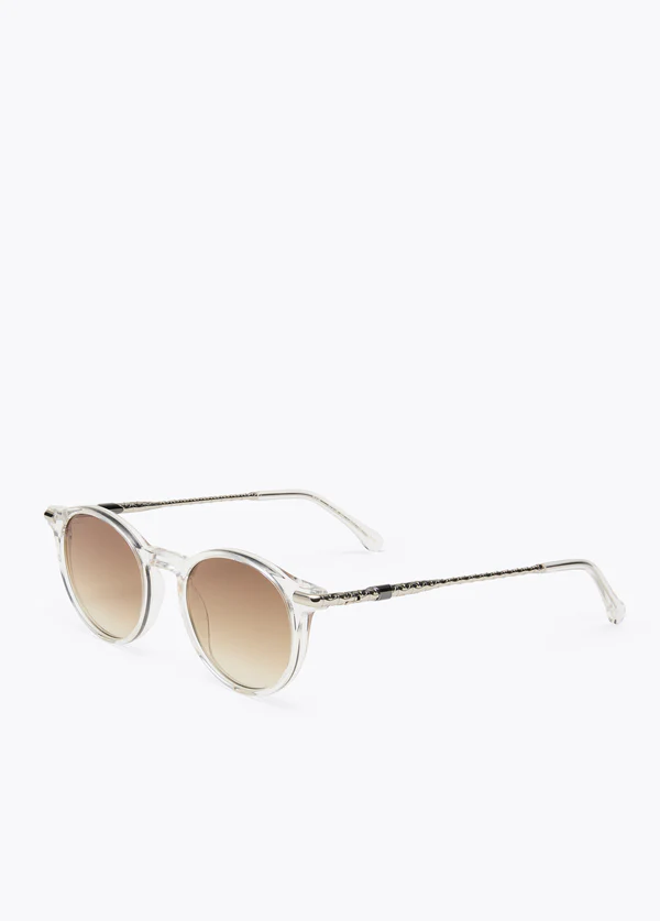 Lunettes de Soleil Glassie Ronde Gold