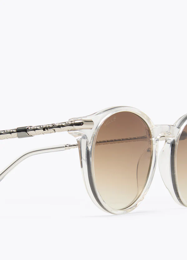 Lunettes de Soleil Glassie Ronde Gold