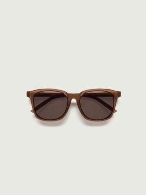 Glassie Bold Sun - Lunettes de soleil carrées marron
