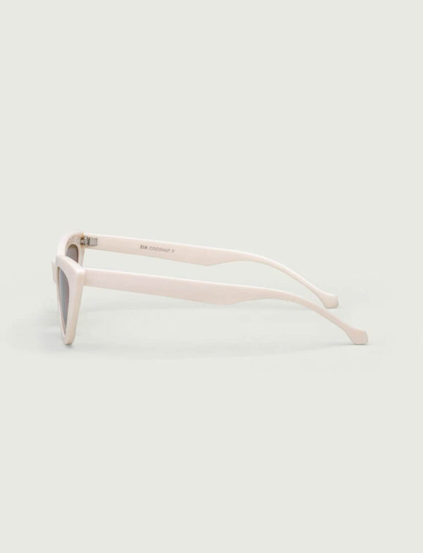 Lunettes de Soleil "Cat-Eye White"
