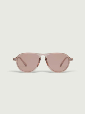 Lunettes de soleil à monture ronde - Glassie Rose Aviator