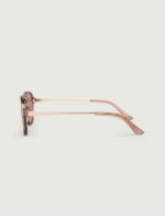 Lunettes de soleil à monture ronde - Glassie Rose Aviator