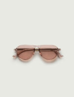 Lunettes de soleil à monture ronde - Glassie Rose Aviator